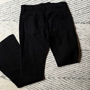 Banana Republic Sloan black flare pants